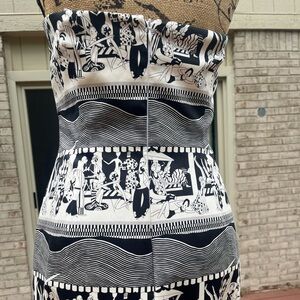 David Meister Strapless Dress size 4